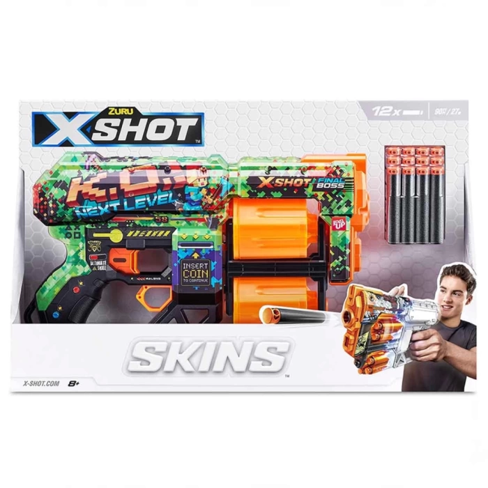 Nessiworld X-Shot Excel Skins Dread Blaster 12 Dartlı