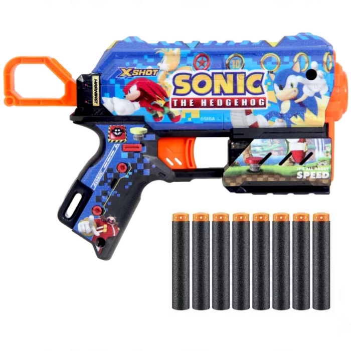 Nessiworld X-Shot Skins Sonic Dart Fırlatıcı 8 Dartlı