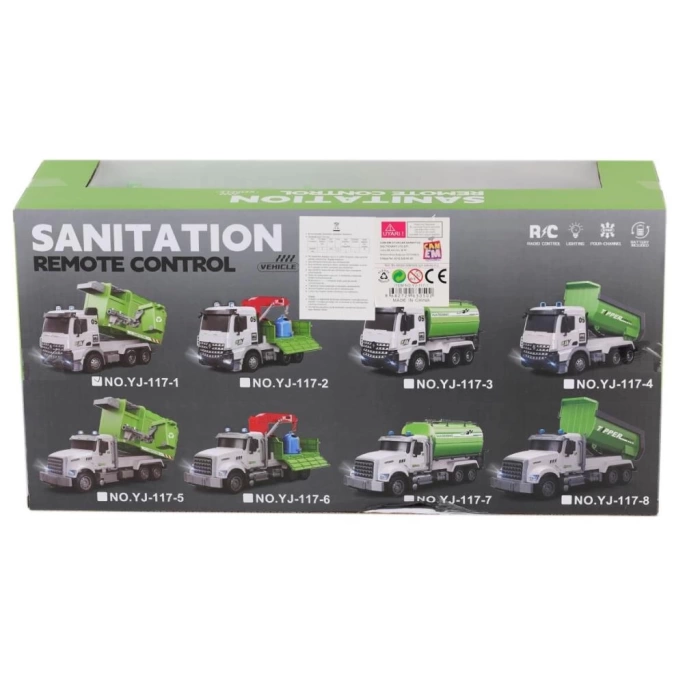 Nessiworld YJ-117-1 Kumandalı  Şajzlı Çöp Kamyonu
