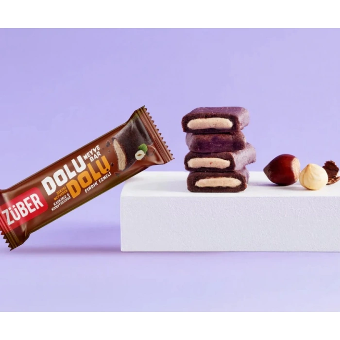 Nessiworld Züber Dolu Dolu Fındık Ezme Meyve Bar 30 Gr