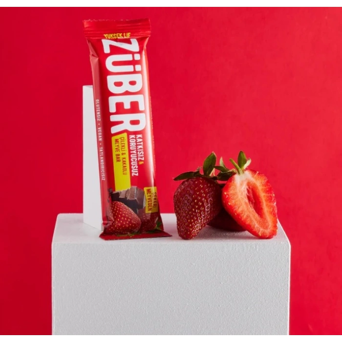 Nessiworld Züber Meyve Barı 40 Gr Çilekli Kakaolu