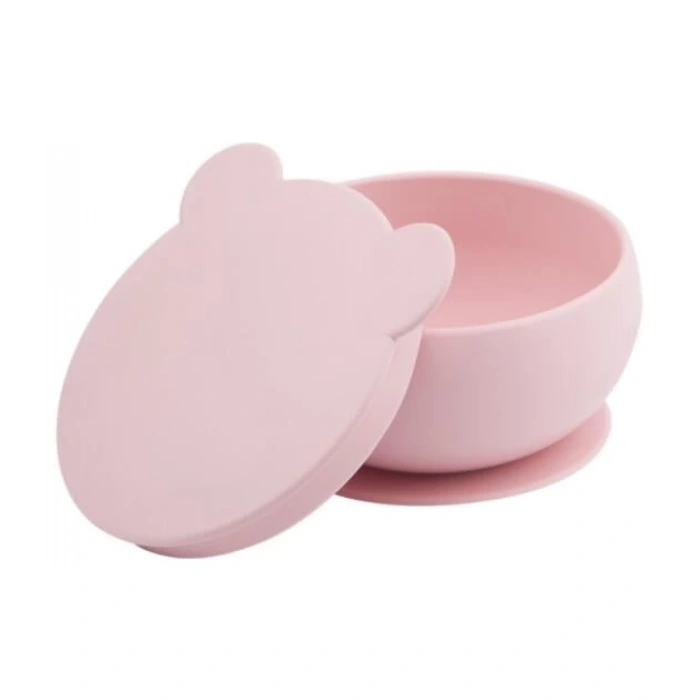 Nessiworld OiOi Silikon Kapaklı Kase Pinky Pink