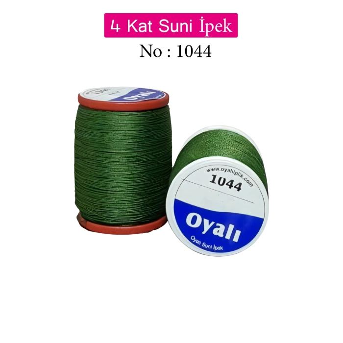 Oyalı 4 Kat Suni İpek İplik İğne Oyası Boncuk İpi Tığ Oyası No:1044