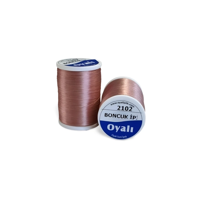 Oyalı 4 Kat Suni İpek İplik İğne Oyası Boncuk İpi Tığ Oyası No:2102