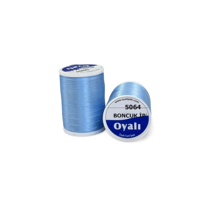 Oyalı 4 Kat Suni İpek İplik İğne Oyası Boncuk İpi Tığ Oyası No:5064