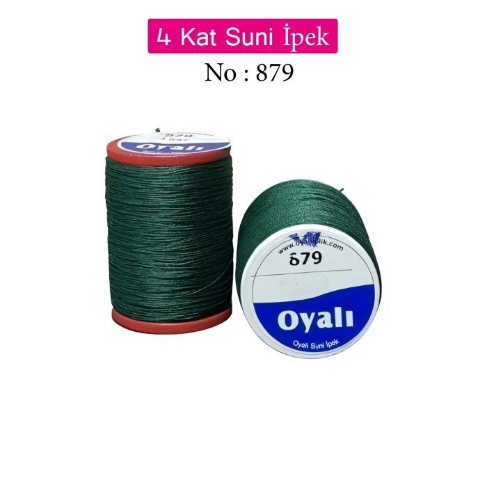 Oyalı 4 Kat Suni İpek İplik İğne Oyası Boncuk İpi Tığ Oyası No:879