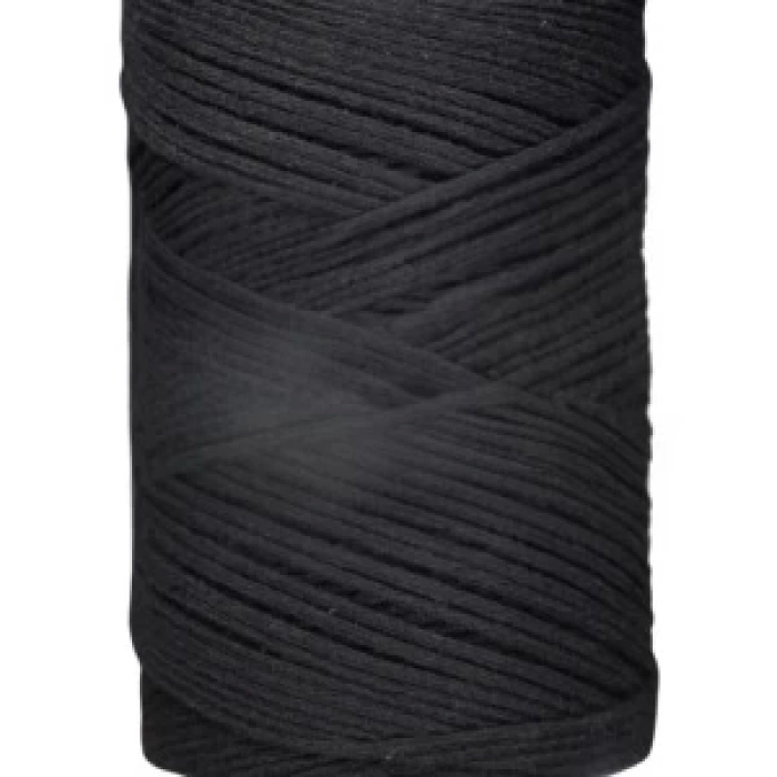 Pamuk Makrome 2 Mm Siyah