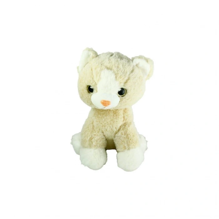 Nessiworld PB31184-22 Peluş Oturan Kedi 23 cm -Vardem