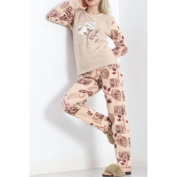 Polar Pijama Takımı Bej - 19215.1048.