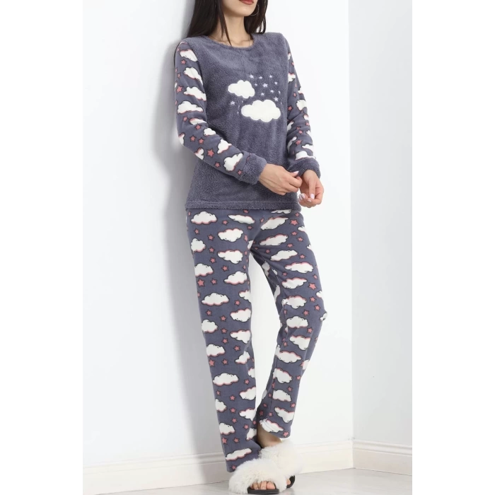 Polar Pijama Takımı Füme - 19200.1048.