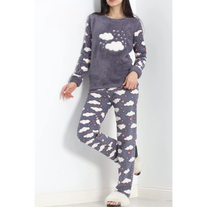 Polar Pijama Takımı Füme1 - 19216.1048.