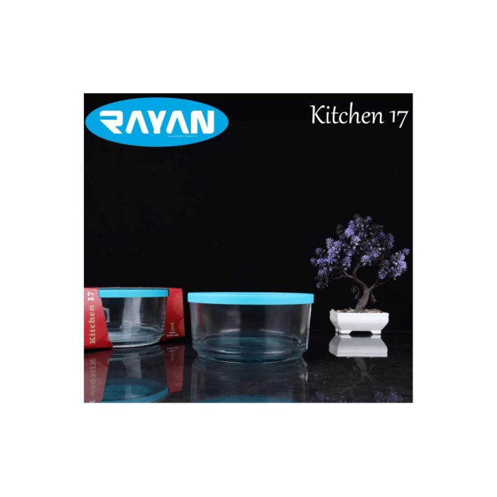 Rayan Kitchen Plastik Kapaklı 17 Cm Saklama Kabı Cam