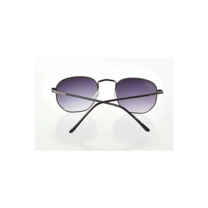 Siyah Metal Çerçeve Cat Eye Güneş Gözlüğü - Moda Gözlük