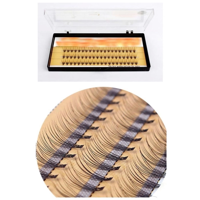 Standart 12 Mm Tekli Takma Kirpik Gerçek Kıl