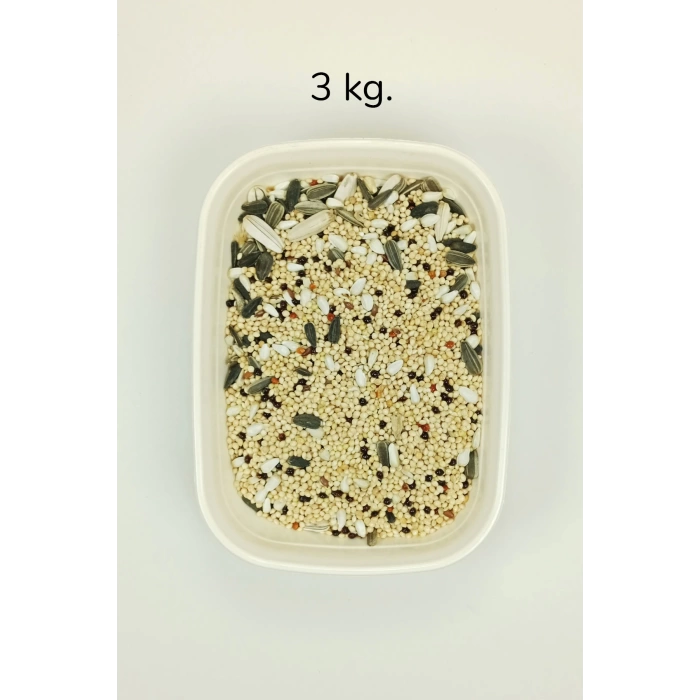 Sultan Papağanı Karışık Doğal Taze Kuş Yemi - 3 kg