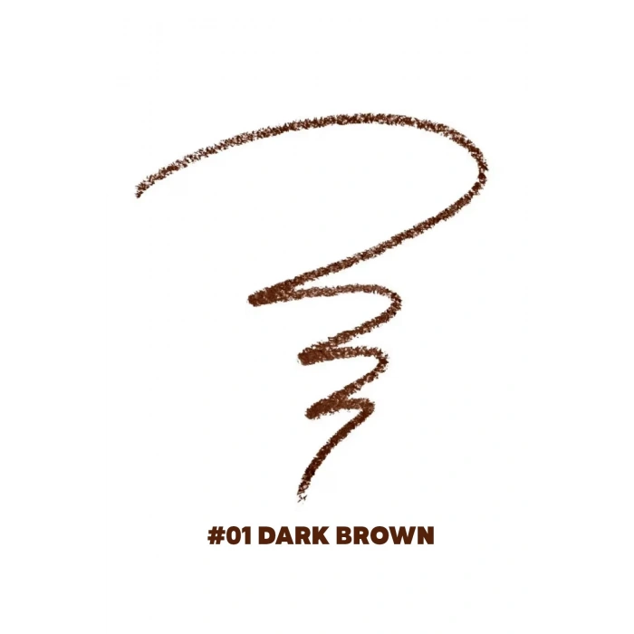 Suya Dayanıklı Çatal Uçlu Kaş Kalemi – 2’si 1 Arada Krem Microblading Etkili Eyeliner & Kaş Kalemi
