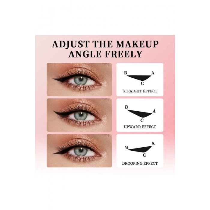 Suya Dayanıklı Çift Taraflı Eyeliner Damga Kalem – Sağ Ve Sol Göz Uyumlu