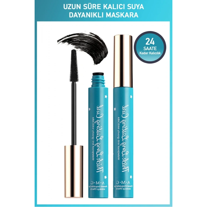 Suya Dayanıklı Kıvırıcı Maskara – Uzun Süre Kalıcı Siyah 10g