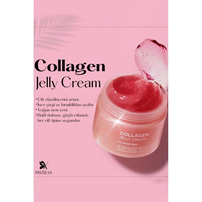 Yaşlanma Karşıtı Collagen Jel Yüz Kremi – Nemlendirici Ve Onarıcı Gece Kremi