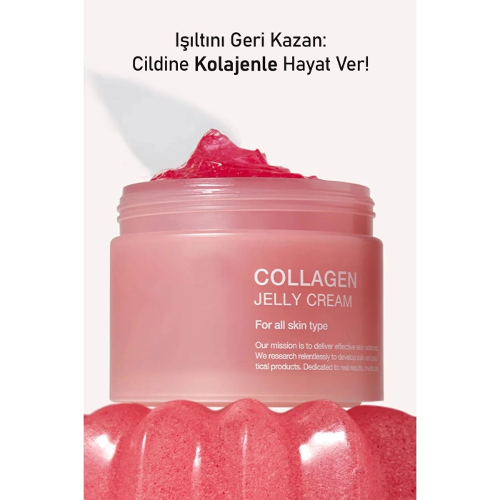 Yaşlanma Karşıtı Collagen Jel Yüz Kremi – Nemlendirici Ve Onarıcı Gece Kremi