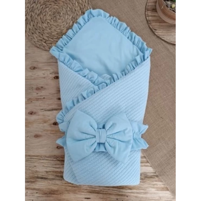 Yenidoğan Tericotton Kumaş Multi Mevsimlik Bebek Battaniyesi Kundak