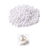 1.000 gram (1 kg.) 20mm Beyaz Renk Plastik İnci Boncuk Çanta ve Takı Yapım Boncuğu (~200 adet)