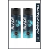 2 Adet Blade Cool Fresh Erkek Deodorant 150 Ml Hızlı Kurur Leke Bırakmaz