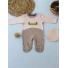 3-6 9-12 12-18 Ay Özel Kuvvetler Nakışlı Bere Şapkalı Kız Erkek Bebek Tulumu