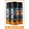 3 Adet Blade Hero Selection Serisi Night Fire Erkek Deodorant 150 Ml