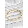 316L Çelik Gold Renk 65 mm İnce Kadın Kelepçe Bileklik