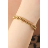 316L Çelik Gold Renk Zincir Model Kadın Bileklik