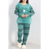 Battal Polar Pijama Takımı Mint - 19199.1048.