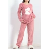 Battal Polar Pijama Takımı Pembe1 - 19199.1048.