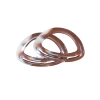 Çanta Sapı Oval Kahverengi-Beyaz 18 cm