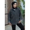 Cepli Kot Ceket Siyah