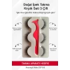 Doğal İpek Takma Kirpik 3 Çift + Kirpik Takma Aparatı 3d-y05