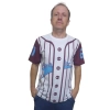 Erkek T-Shirt 61 Numara Baskılı Siyah (Kesik Elyaf Kumaş)