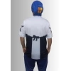 Erkek T-Shirt Chef Cooking Önlük Baskılı Siyah (Kesik Elyaf Kumaş)