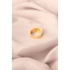 Gold Renk Metal Punta Zirkon Taşlı Ayarlanabilir Kadın Yüzük