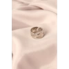 Gümüş Renk Metal Taşlı Model Ayarlanabilir Kadın Yüzük