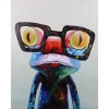 Kanvas Sayılarla Boyama Seti Kasnaklı-çerçeveli Froggy