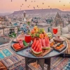 Kanvas Sayılarla Boyama Seti Kasnaklı-çerçeveli Kapadokyada Bir Gün