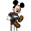 Kanvas Sayılarla Boyama Seti Kasnaklı-çerçeveli Mickey Mouse