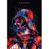 Kanvas Sayılarla Boyama Seti Kasnaklı-çerçeveli Starwars Darth Vader