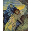 Kanvas Sayılarla Boyama Seti Kasnaklı-çerçeveli Van Gogh Pieta