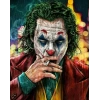 Kanvas Sayılarla Boyama Seti Kasnaklı-çerçeveli Yeşil Saçlı Joker Sayılarla Boyama