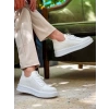 KB-116 Kuback Beyaz Bağcıklı Triko Günlük Erkek Ayakkabı