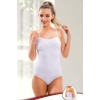 Korseli Çıtçıtlı Body Alttan Çıtçıtlı Body Atlet Korse 17500 - Beyaz