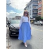Kraş etek bebemavi
