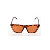 Leopar Çerçeve Cat Eye Kadın Güneş Gözlüğü - Moda Gözlük